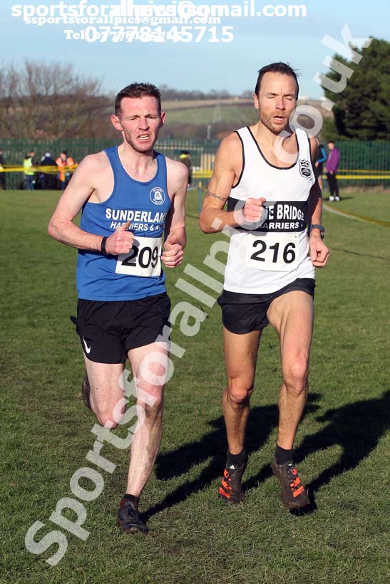 Senior mens 2020 Birtley Cross Country Relay, County Durham.  Photo: David T. Hewitson/Sports for All Pics